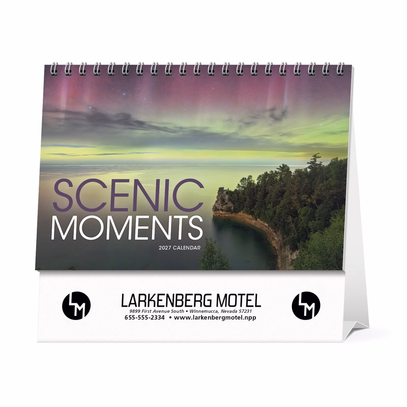Triumph® Calendars Scenic Moments Large Desk Calendar