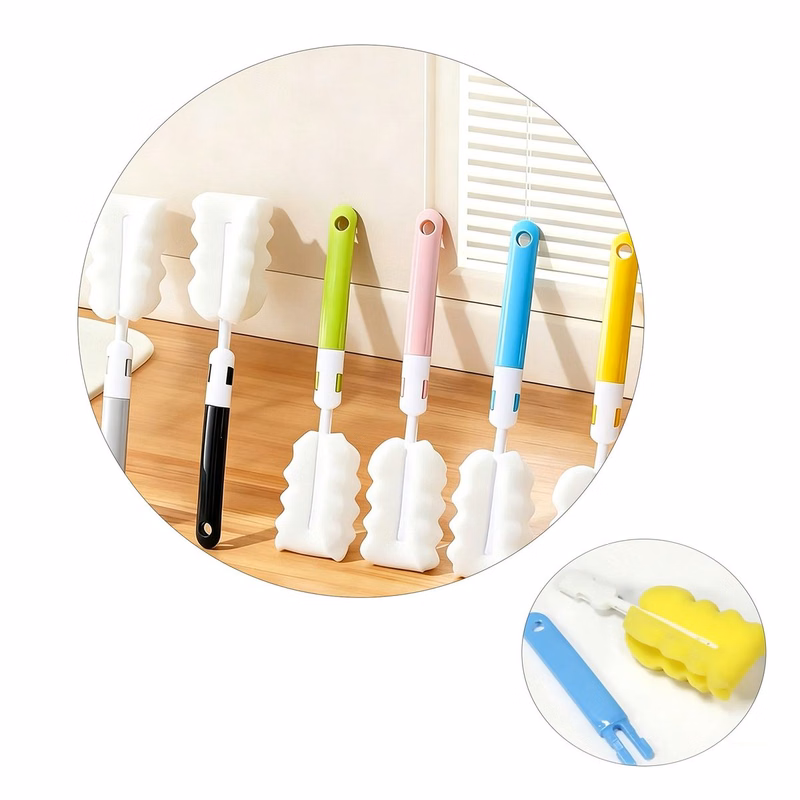 Kitchen Bottle Cleaning Sponge Brush Custom Logo