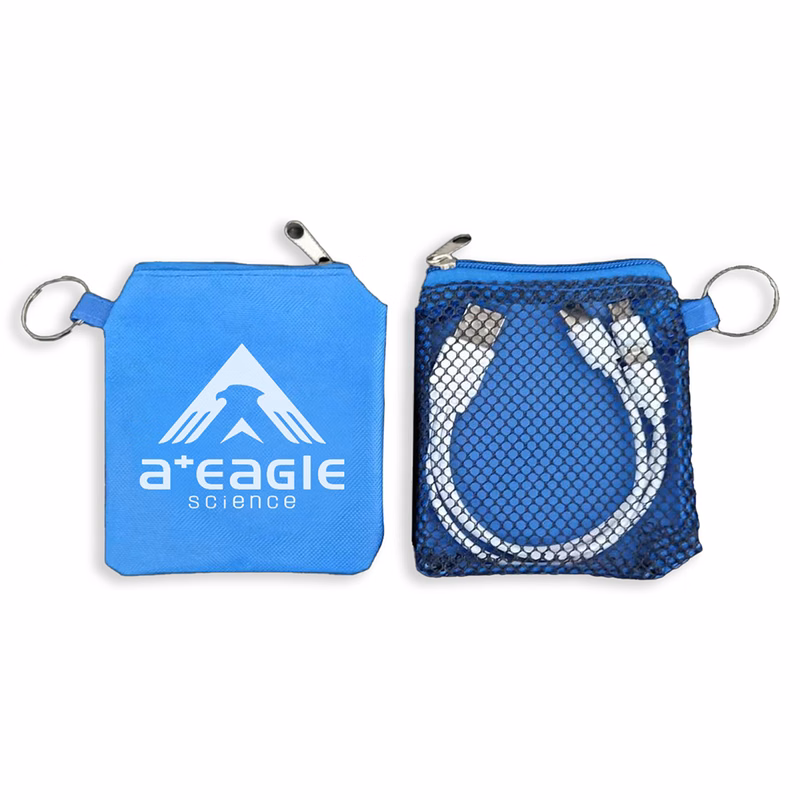 3 in 1 charging cable with pouch