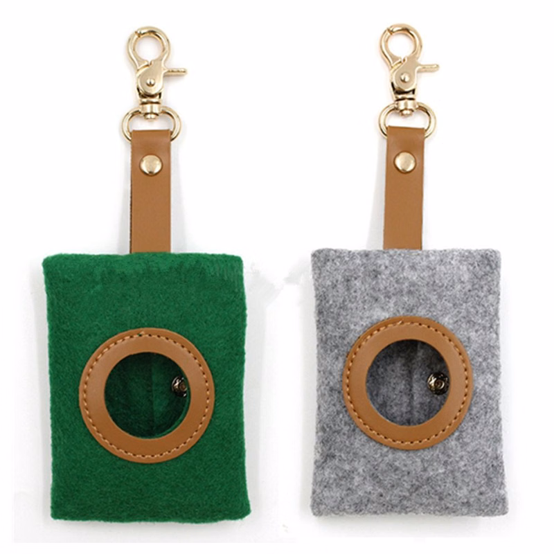 Felt Dog Poop Waste Bag Dispenser