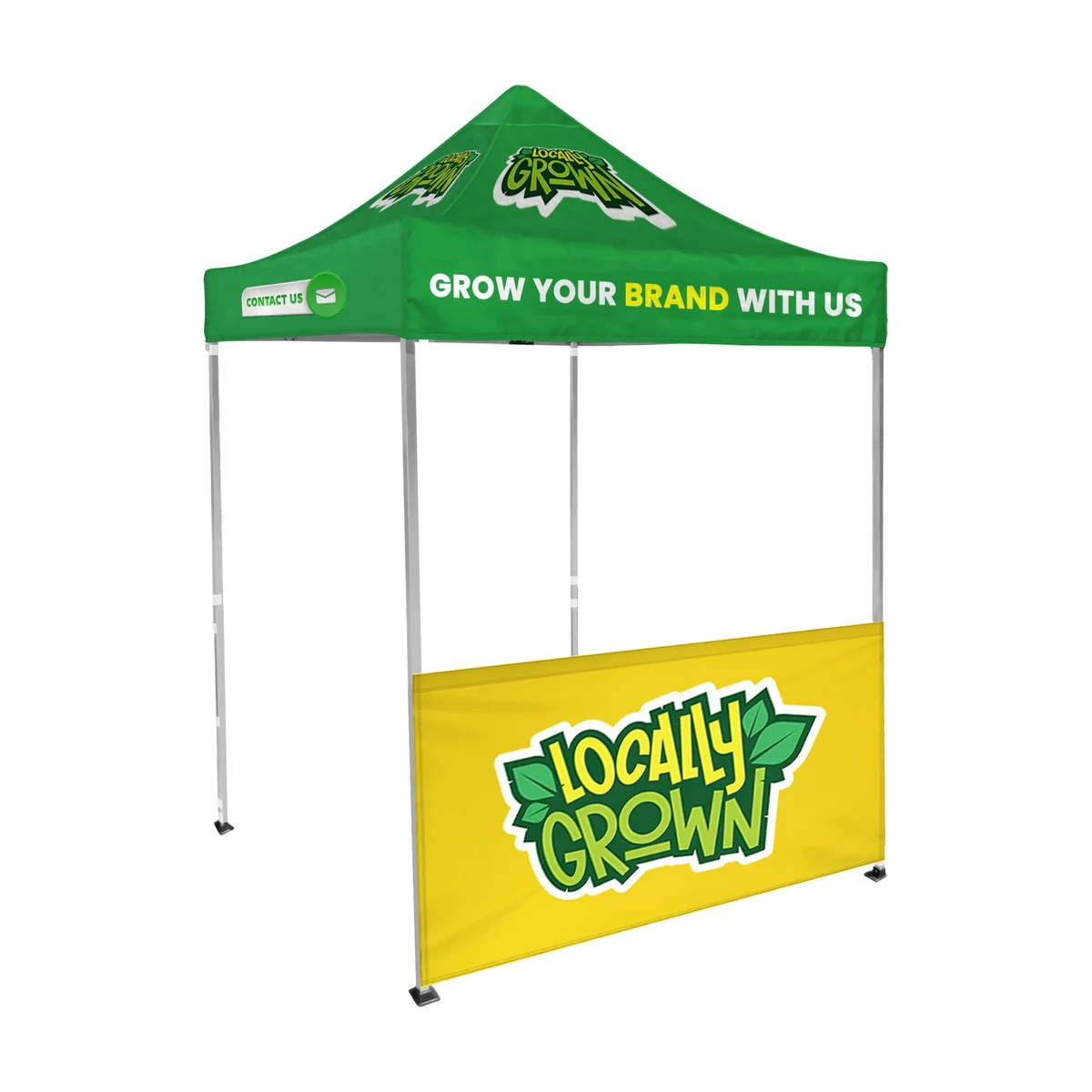 6'x6' Tent Canopy with frame and one half wall 1