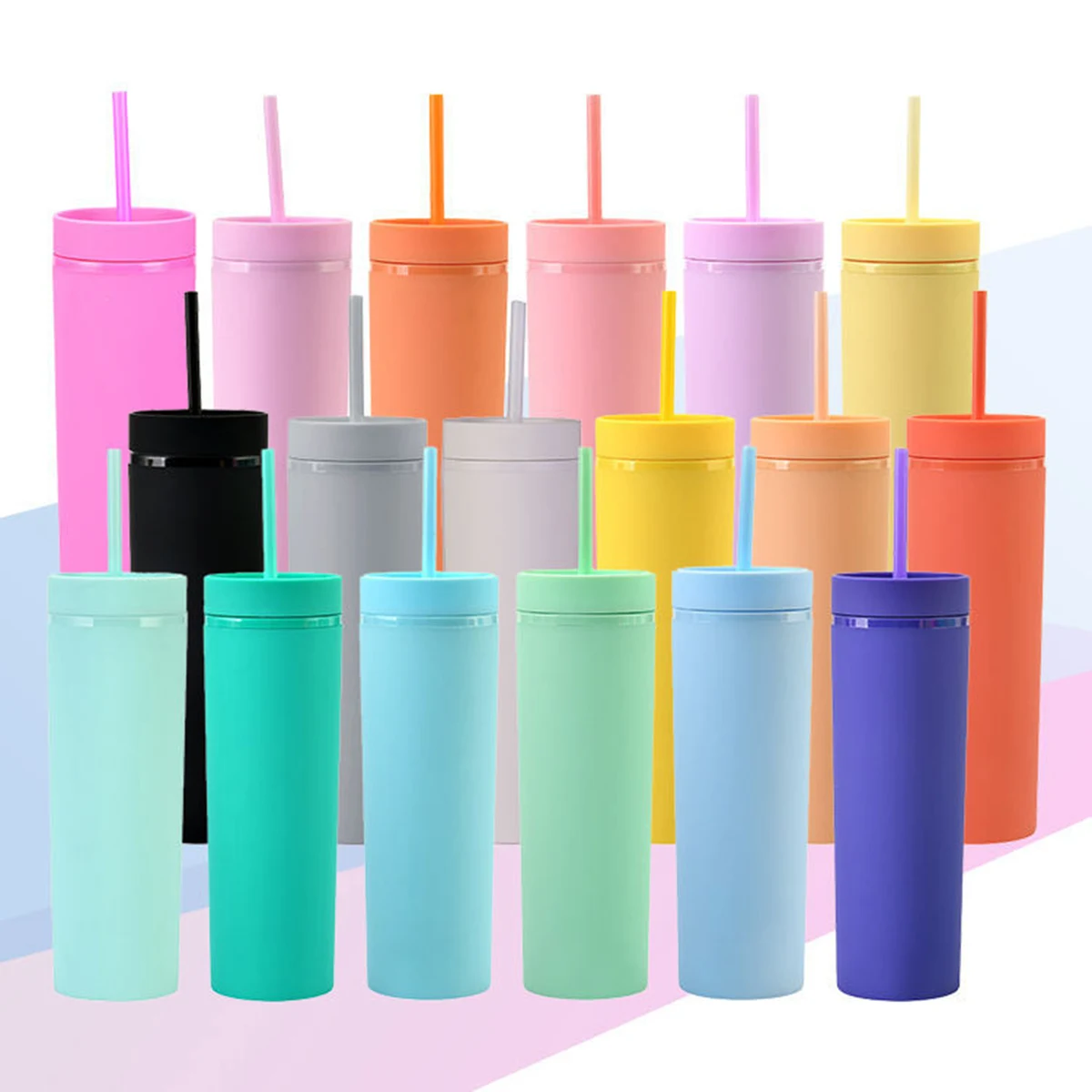 16 Oz Skinny Tumblers 1