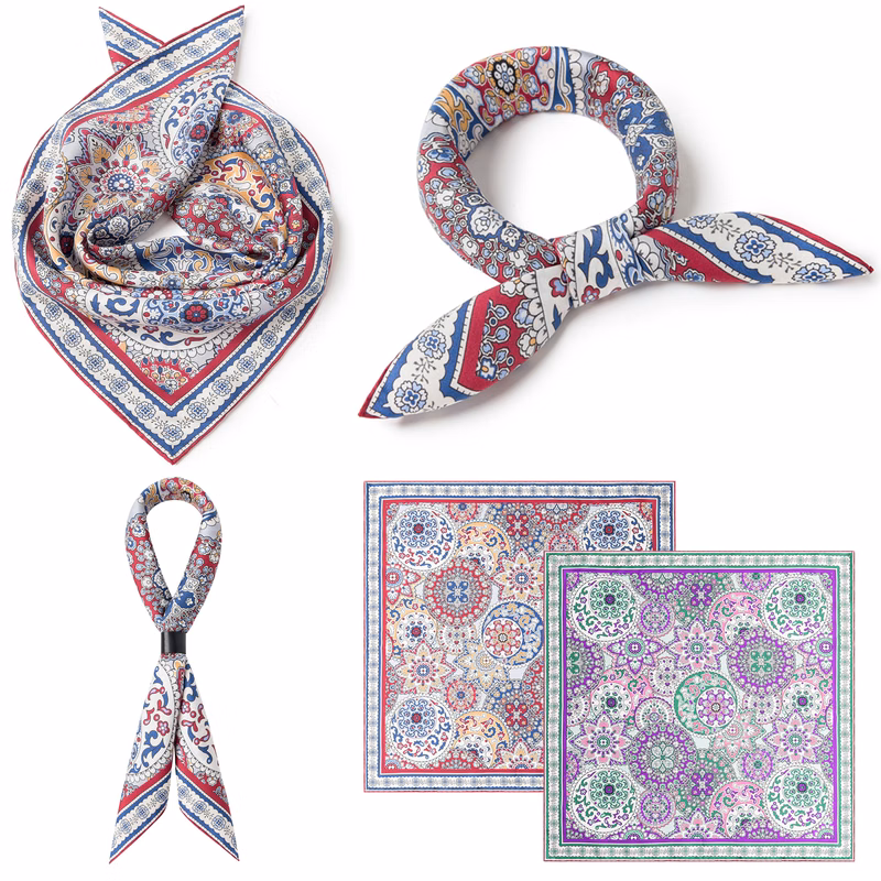 Real Silk Bandana Scarf