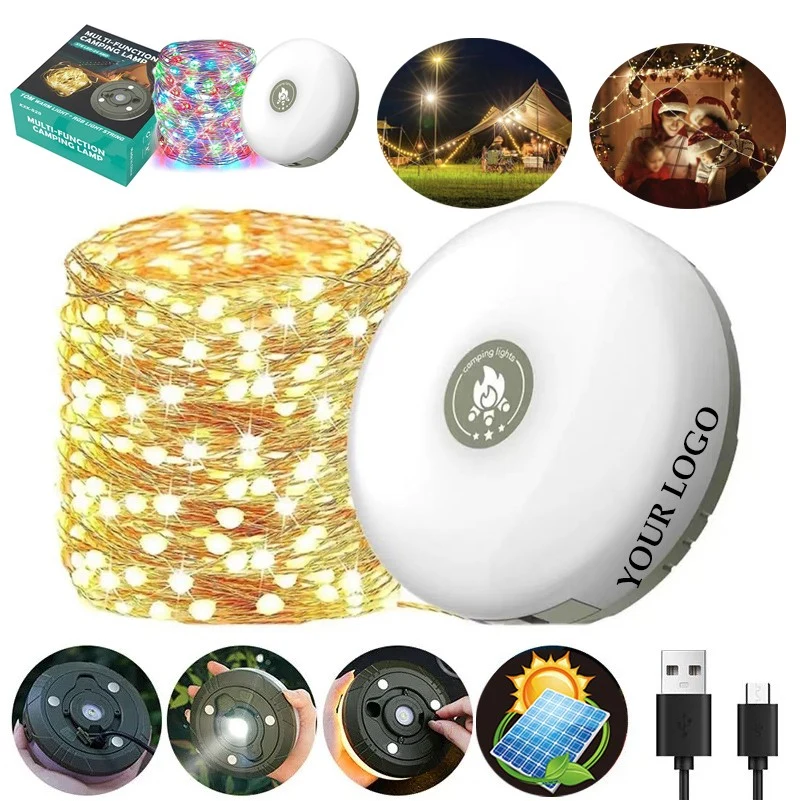 Rechargeable Camping Lantern Lamp String Light 1