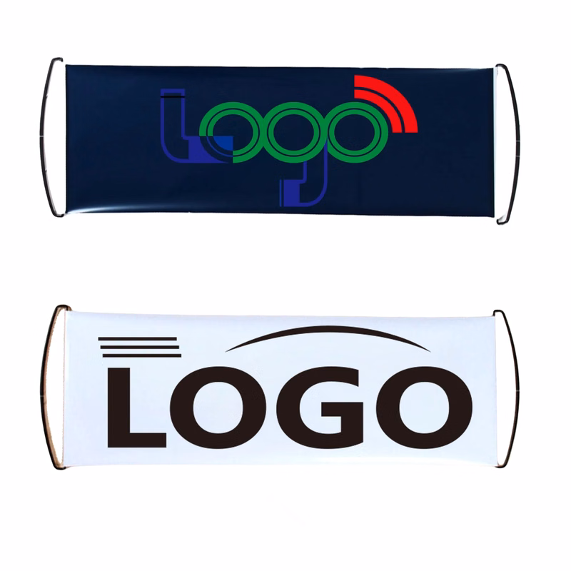 Retractable Banner Hand Flag MOQ 50PCS