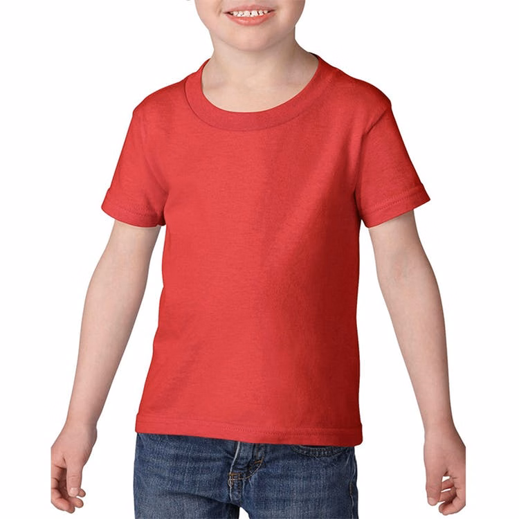 Gildan Toddler T-Shirts Red Medium