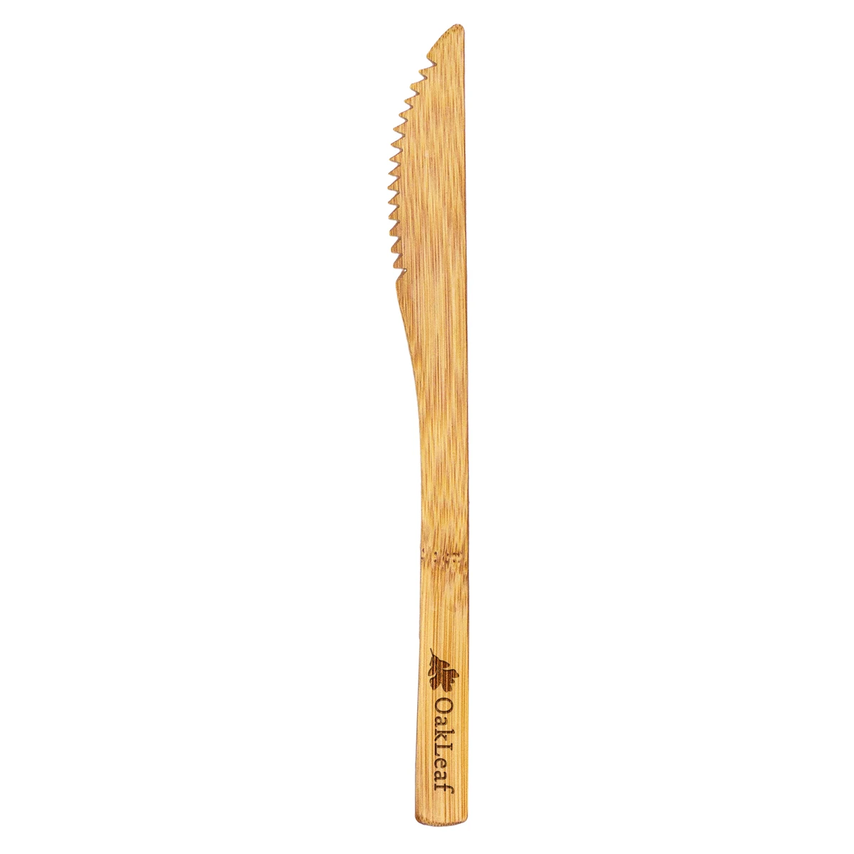Reusable Bamboo Serrated 8" Knife, Dishwasher Safe 1