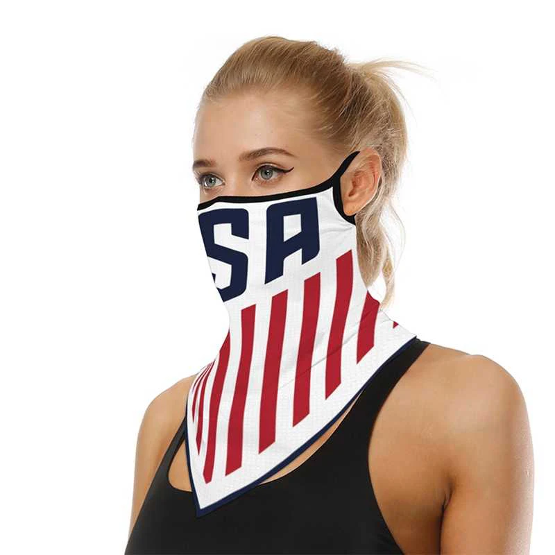 Triangle Cycling Neck Gaiter w/ Ear Loop 1