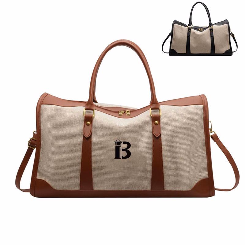 Canvas Foldable Overnight Weekender Duffel Bags