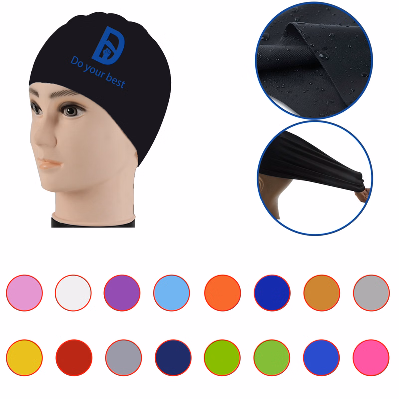 MOQ 50 Durable Silicone Swimming Cap