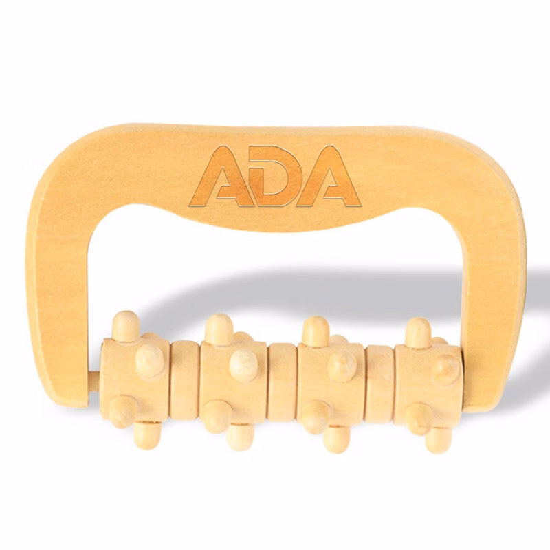 Handheld Wooden Roller Massager