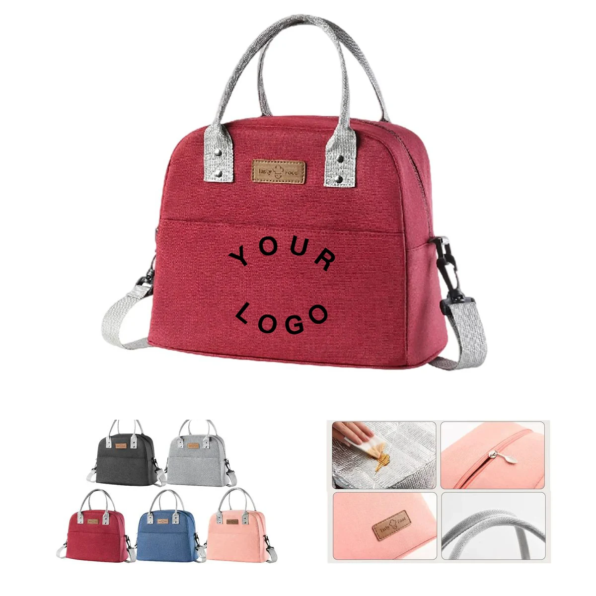 Terylene Lunch Bag Waterproof Insulated 1