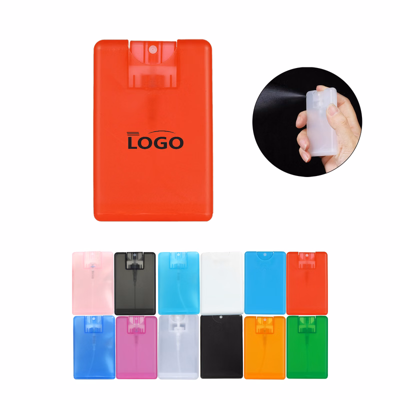Portable Refillable Card Spray Bottle Plastic