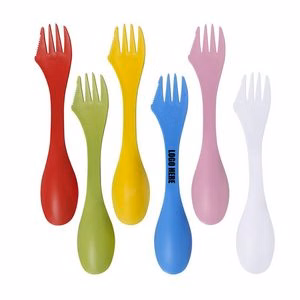 3 In 1 Plastic Spork Spoon