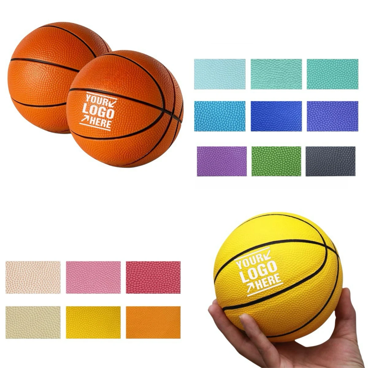 5 Inch Kids Rubber Mini Basketball 1