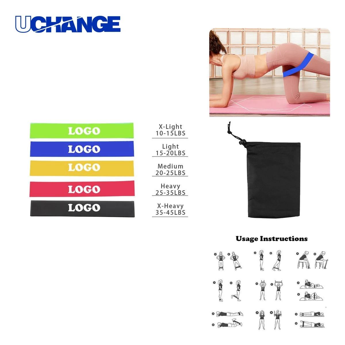 Exercise Loop Resistance Bands Set 1