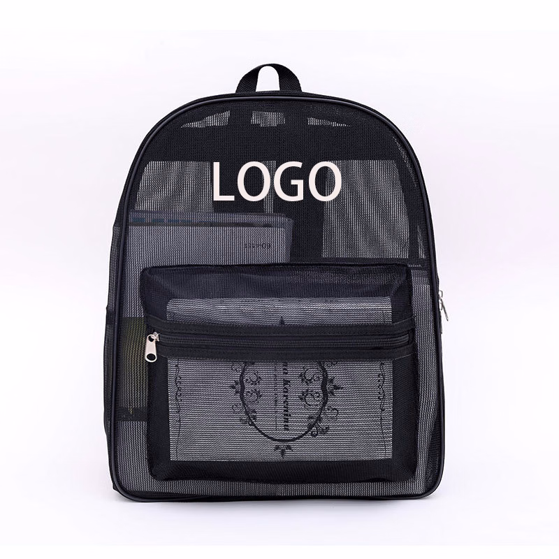 Heavy Duty Mesh Backpack w/Padded Shoulder Straps