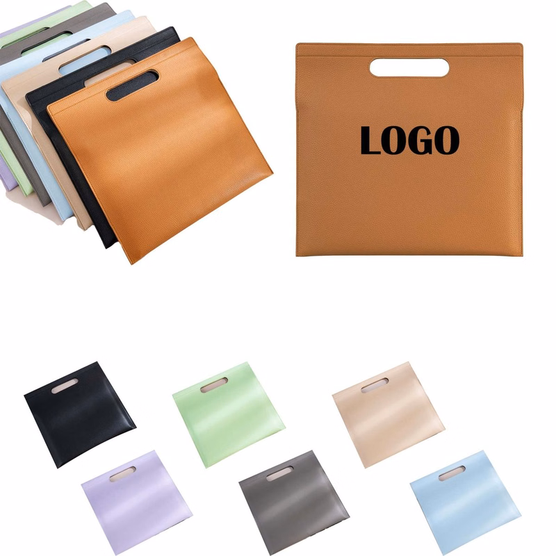 MOQ 20 Piece Leather A4 Handheld Document Bag