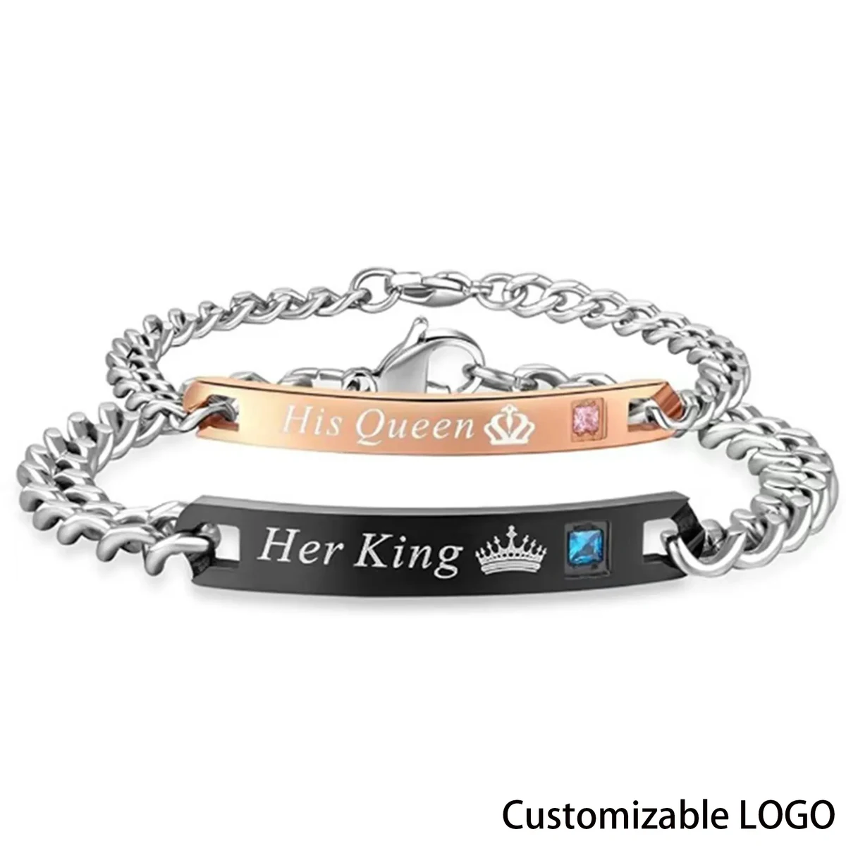 Titanium Steel Bracelet Can Be Customized With Logo 1