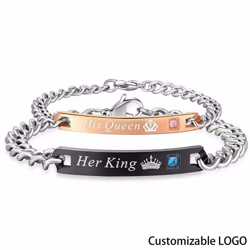 Titanium Steel Bracelet Can Be Customized With Logo