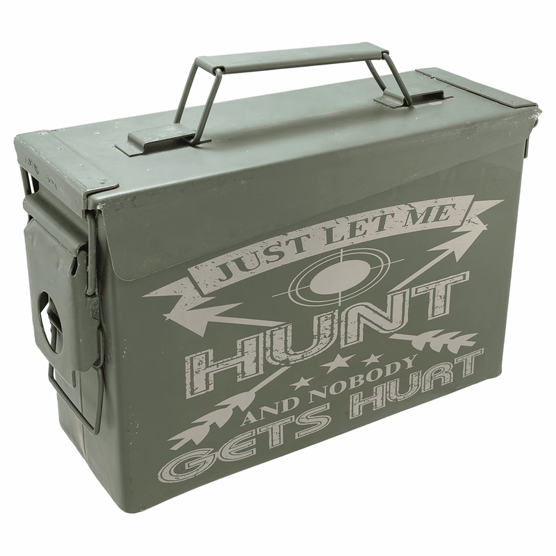 30 Caliber Army Surplus Steel Ammo Can