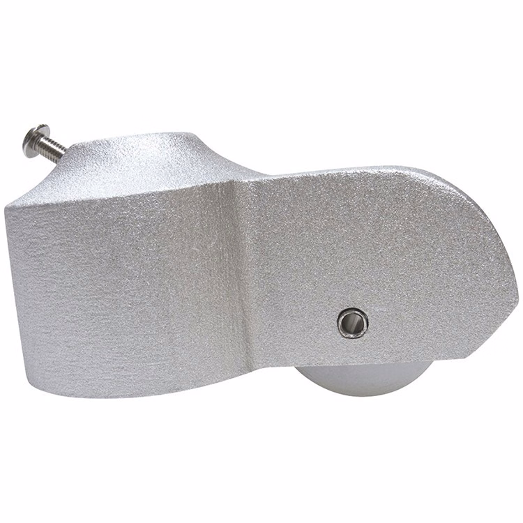 Stationary Cast Aluminum 2 1/2" Dia. Truck