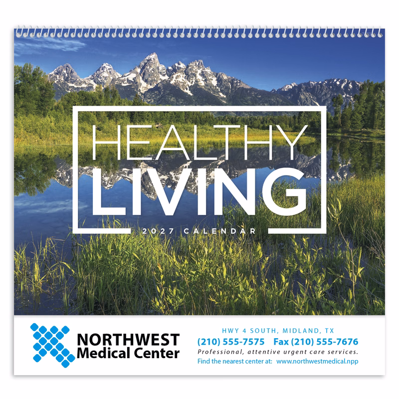 Good Value™ Healthy Living - Spiral Calendar