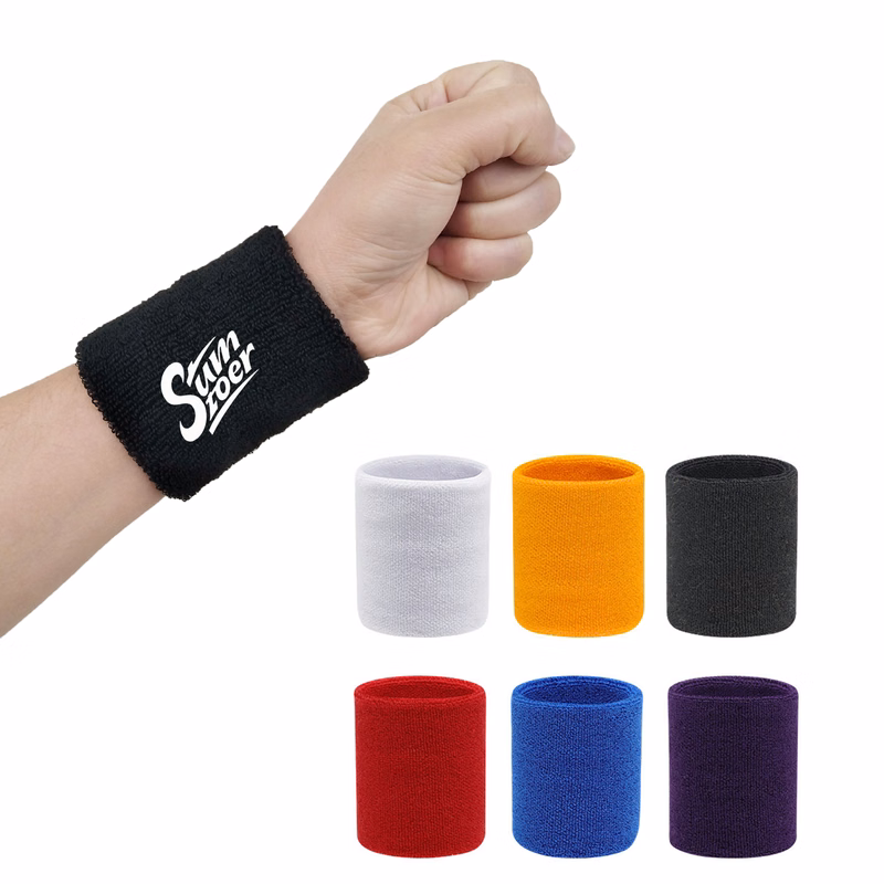 Cotton Solid Sports Wristband