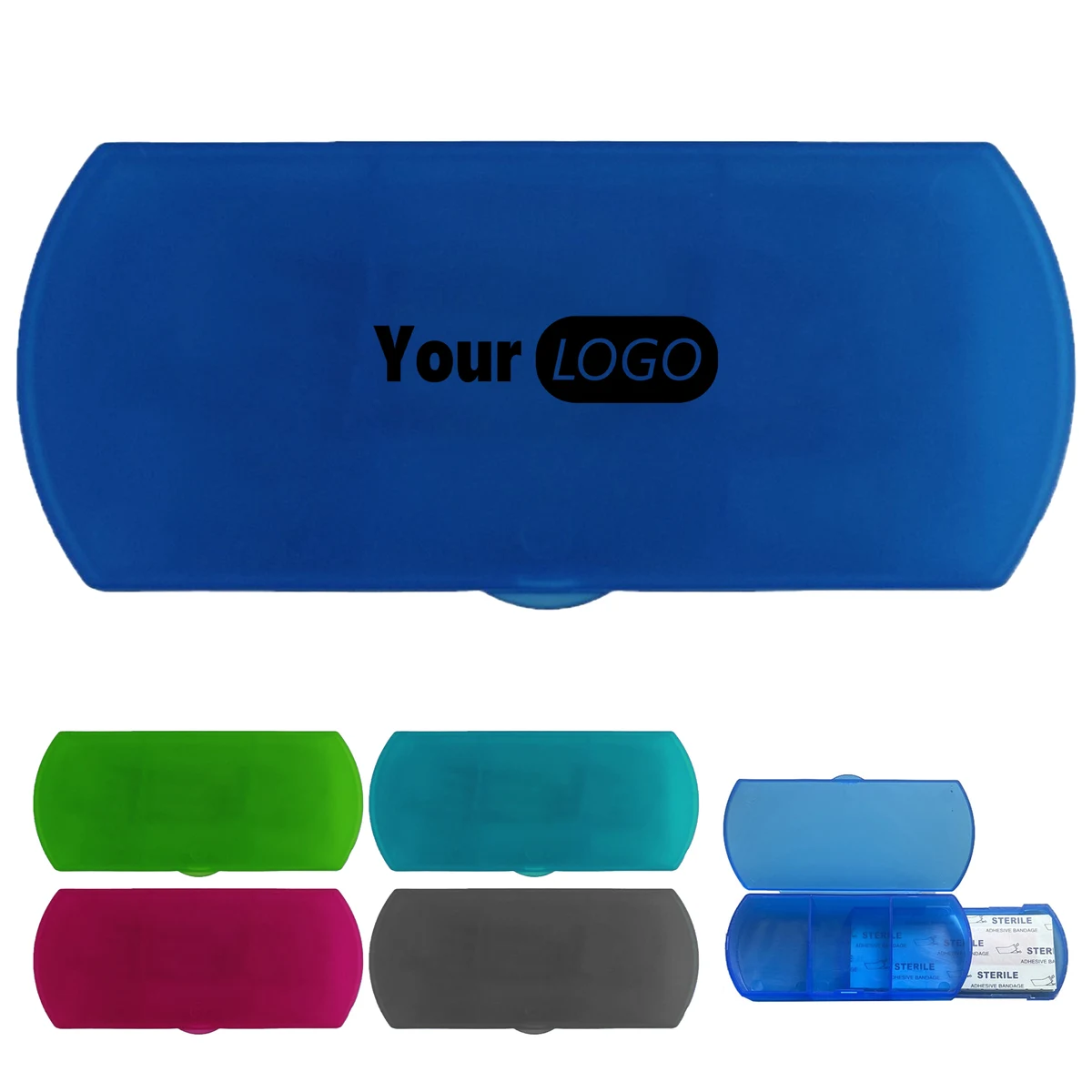Plastic Portable 5-Piece Bandage Dispenser For Quick First Aid 1