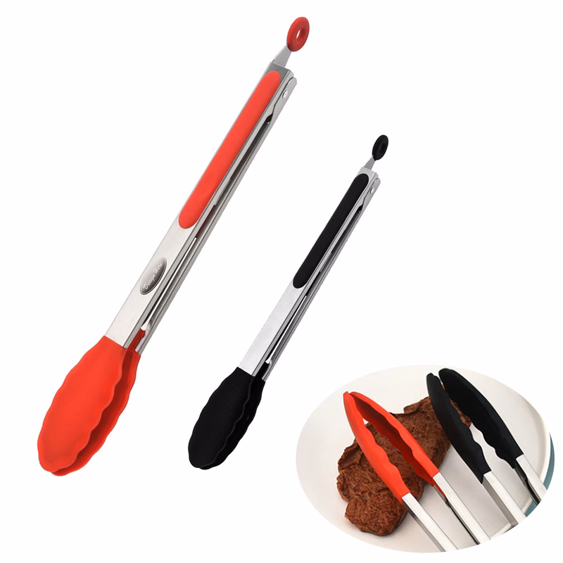 9" Cooking Tongs for Kitchen Use