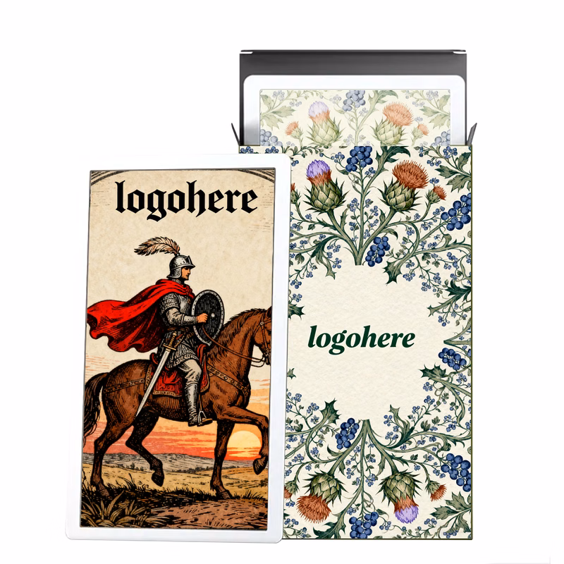 Custom Casino White Core Poker Decks