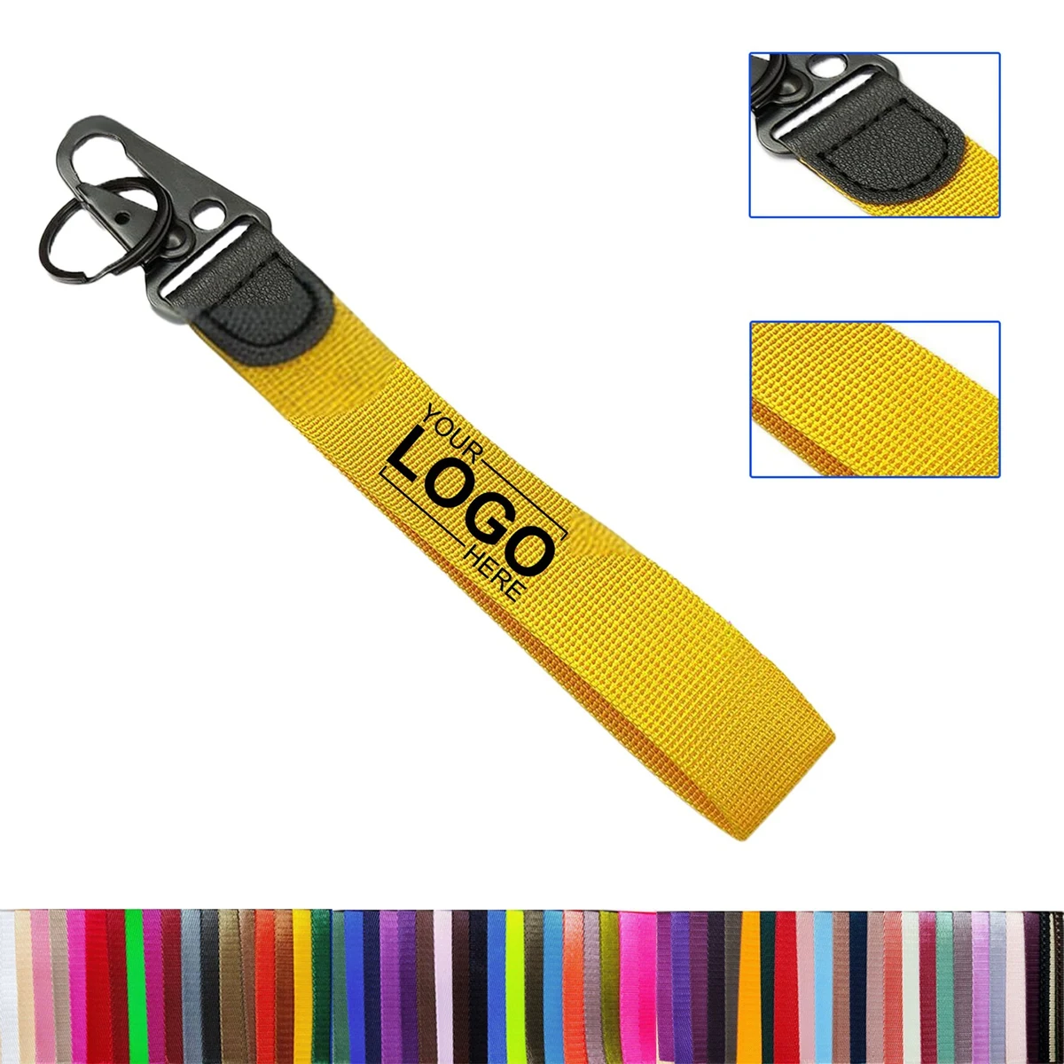 Nylon Backpack with Wristband and Keychain 1