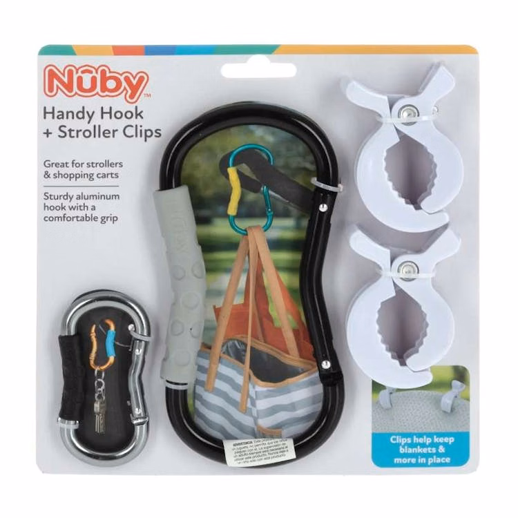 Nuby Handy Hook Stroller Organizer Sets 4 Pack