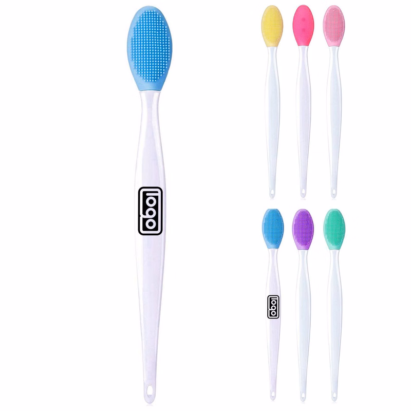 Rubber Double-Sided Facial Cleaning Nose Lips Brush