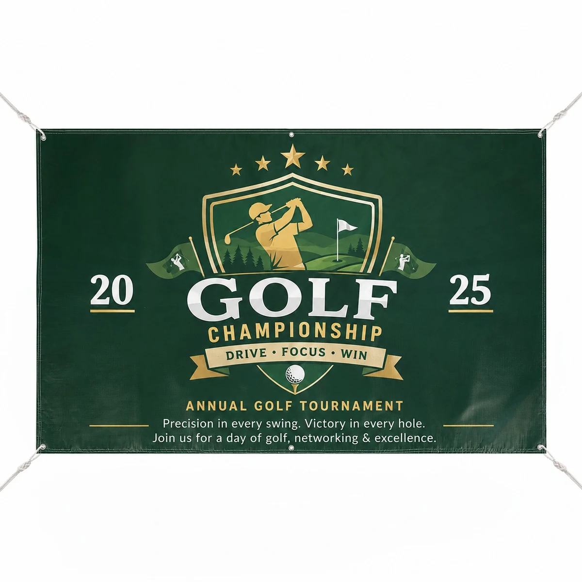 3' X 5' Custom Full Color Vinyl Banner With Grommets 1