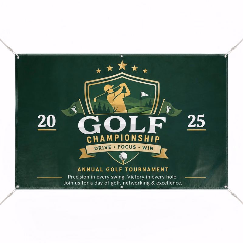 3' X 5' Custom Full Color Vinyl Banner With Grommets