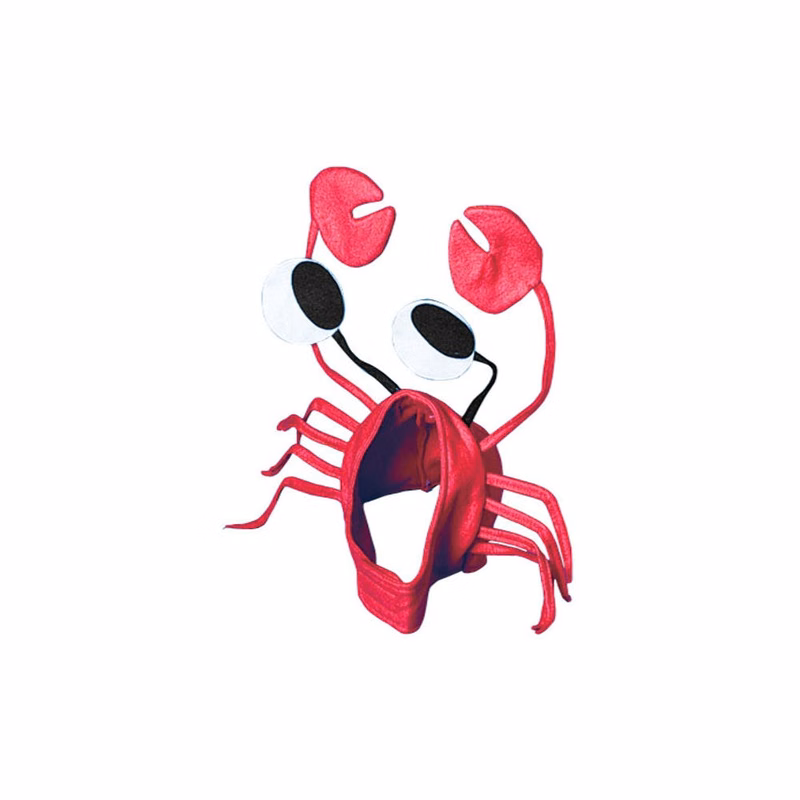 Felt Crab Hats - Red