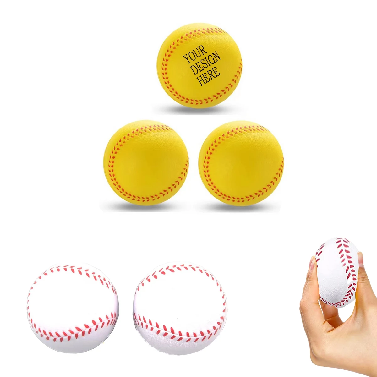 Baseball Stress Reliever MOQ 100pcs 1