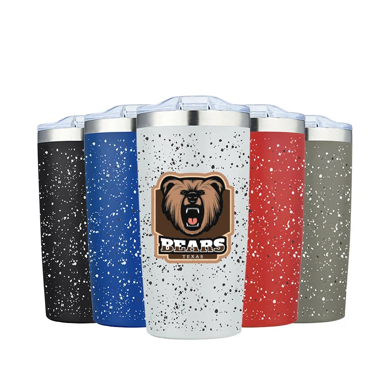 20 oz. Speckled Design Double Wall Vacuum Tumbler Water Bottle 1