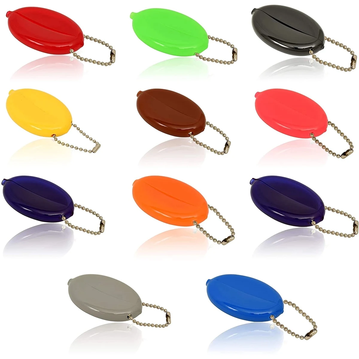 PVC Coin Purse Change Holder Chain Pouch 1