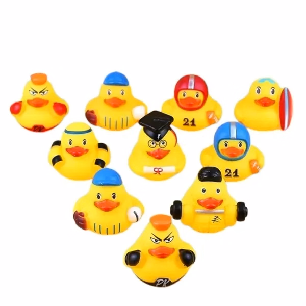 Custom Eco-Friendly Rubber Duck with Creative Theme — Fun Pet & Play Promo