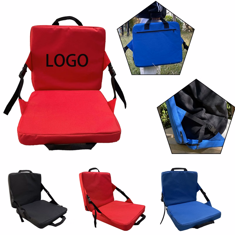 Stadium Seat Cushion With Backrest For Beach Chair