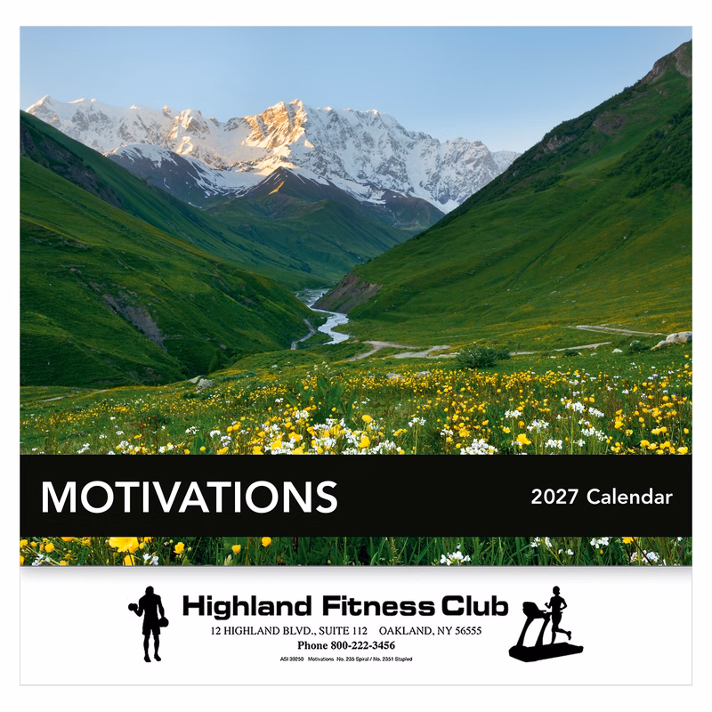 Motivations Wall Calendar: 2027 Stapled