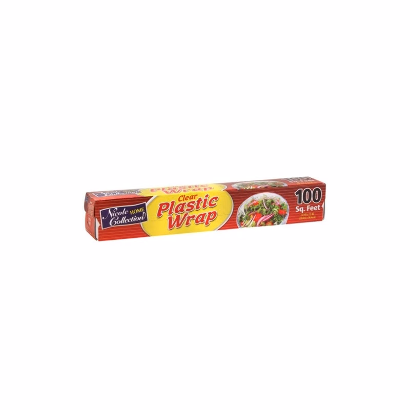 Clear Plastic Wrap - 100 Sq. Ft. 12" x 100'
