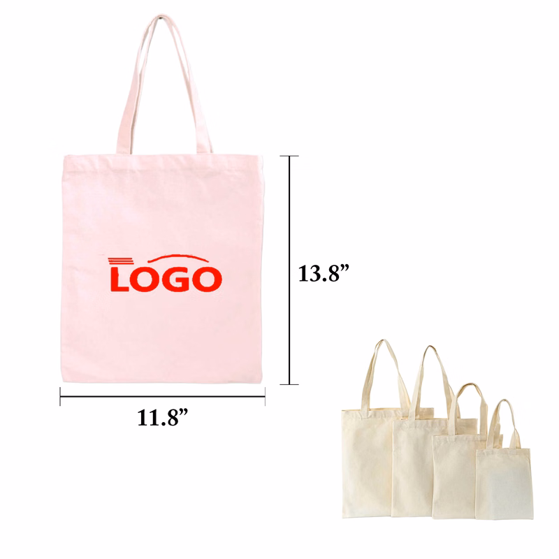 Cotton Canvas Tote Shopping Bag Blank