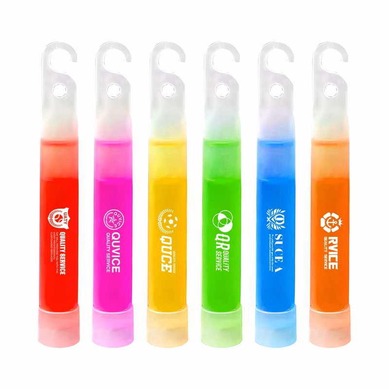 6'' Multi-Color Disposable Glow Sticks
