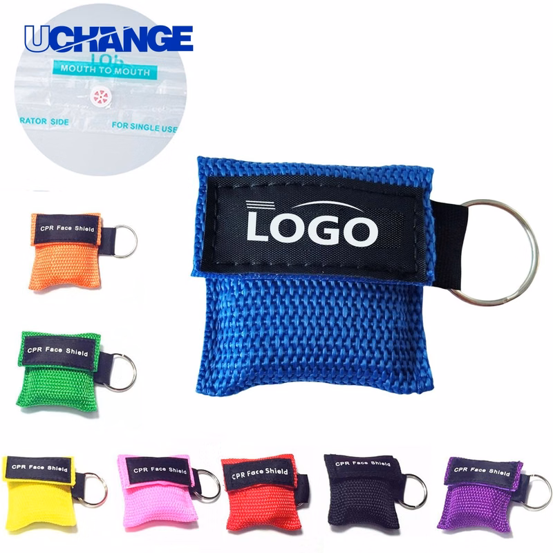 Emergency CPR Pocket Mask Keychain Tool