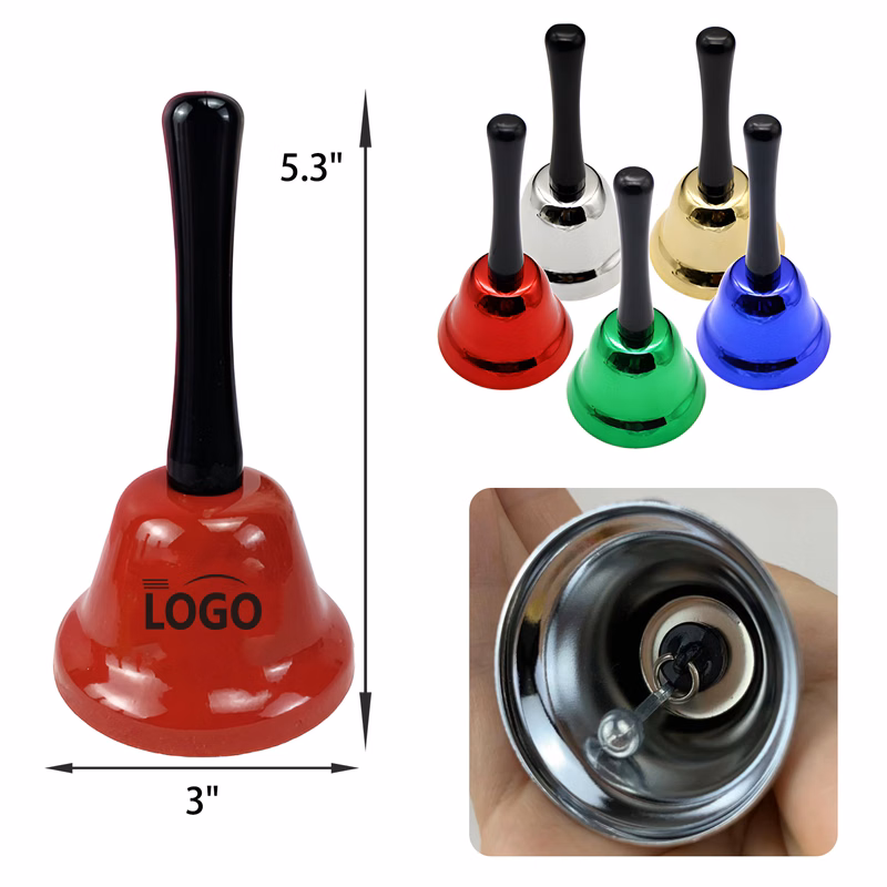 MOQ 50 PCS Festive Christmas Hand Bell