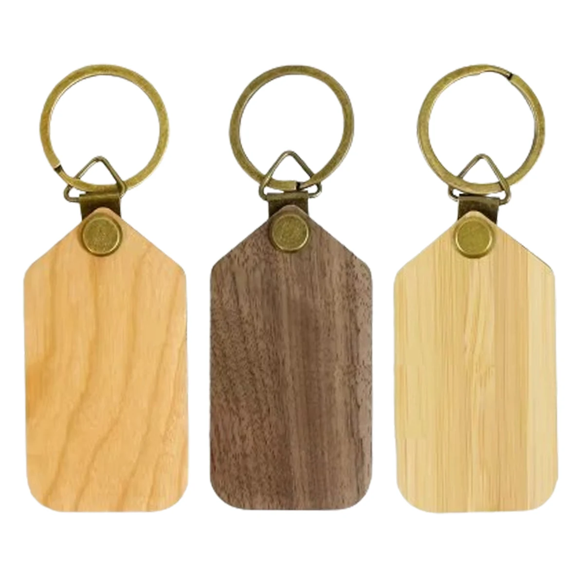 Wooden Photo Frame Keychain 1