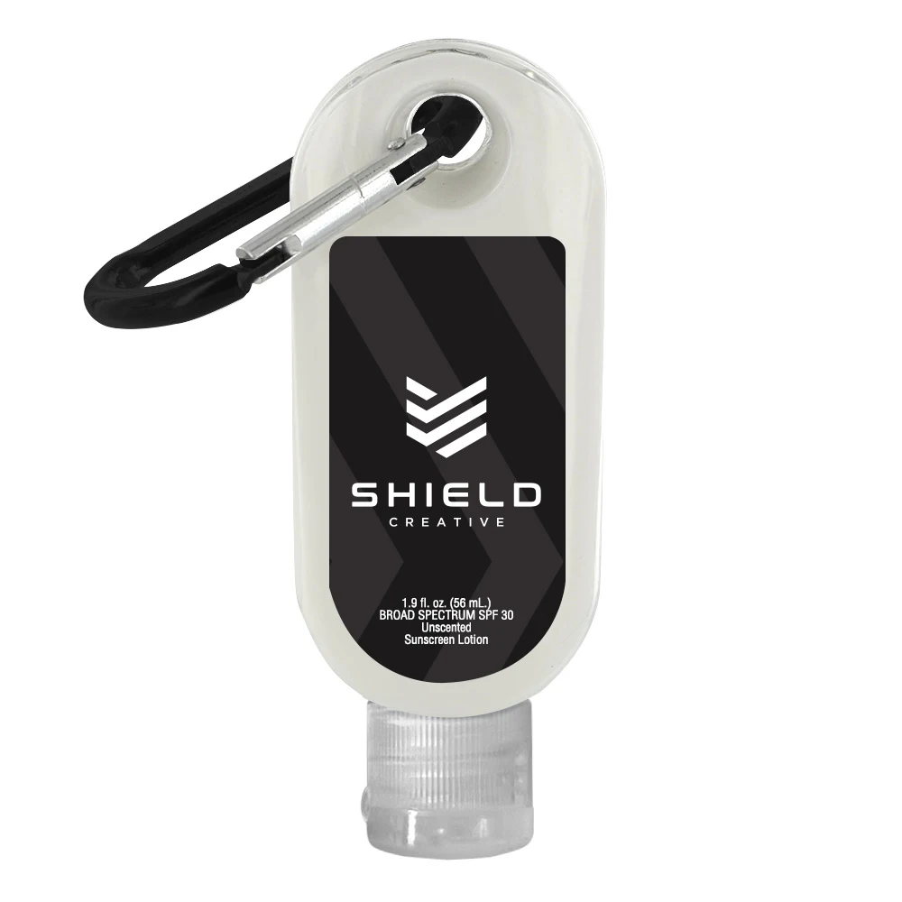1.9 oz. SPF 30 Sunscreen with Carabiner Hook 1
